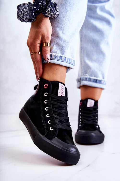 Жіночі високі кросівки Cross Jeans JJ2R4055C чорні