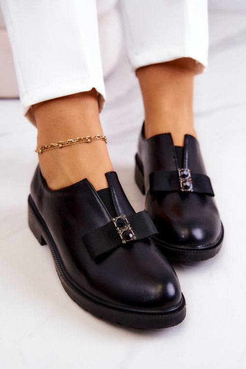 Жіночі сліпони-броги з декором Black Janelle