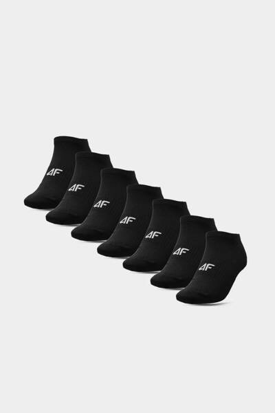 Чоловічі шкарпетки 4F Ankle 7-PACK 4FWAW23USOCM221-20S Чорні