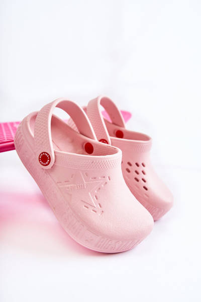 Дитячі світлі тапочки Kroks Big Star II375007 Pink