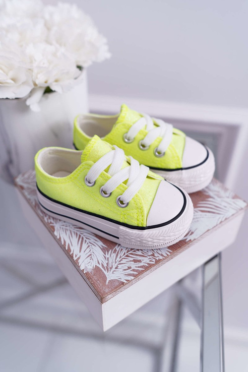 Дитячі блискучі кросівки Lime Misty