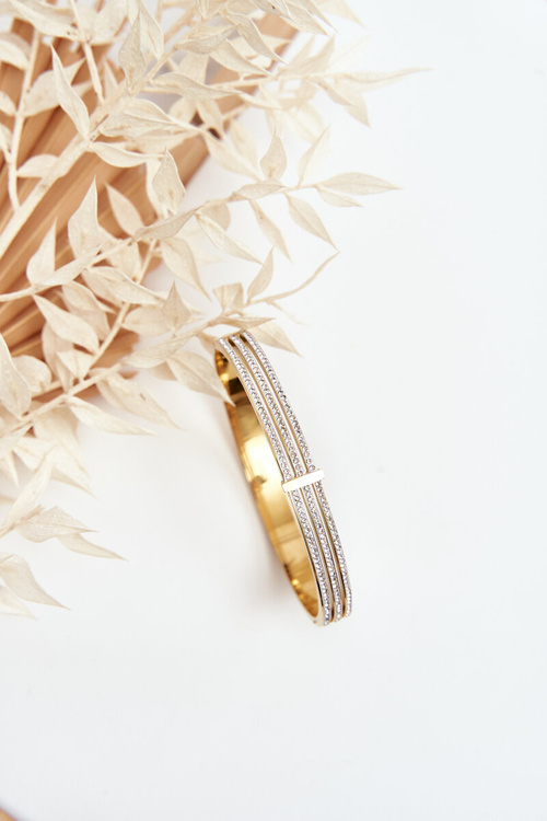 Браслет з нержавіючої сталі з кубічним цирконієм