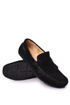 Замшеві повсякденні лофери GOE HH1N4080 чорні