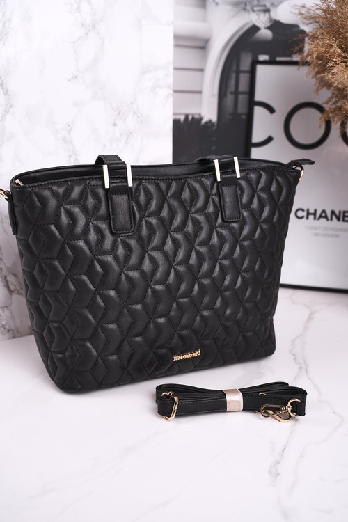 Елегантна жіноча сумочка MONNARI BAG5470-020 Стегана чорна