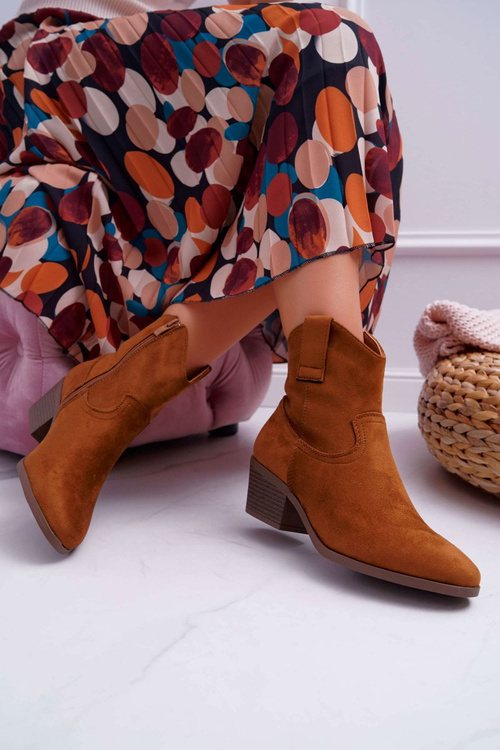 Жіночі ковбойські чоботи на плоскій підошві Camel Telifa