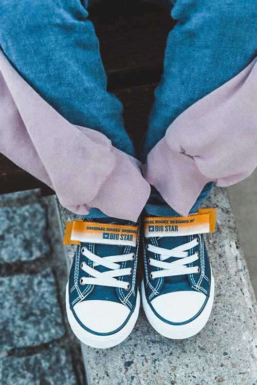 Дитячі низькі кросівки BIG STAR JJ374072 Navy