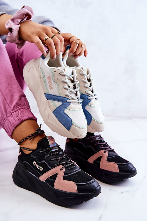 Жіночі кросівки Memory Foam Big Star JJ274599 Black-Pink