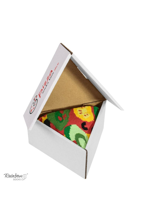Rainbow Socks 1 пара вегетаріанських шкарпеток для піци