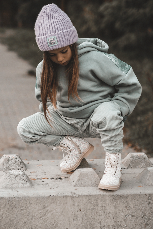 Дитячі чоботи Dolida на блискавці на підкладці бежеві