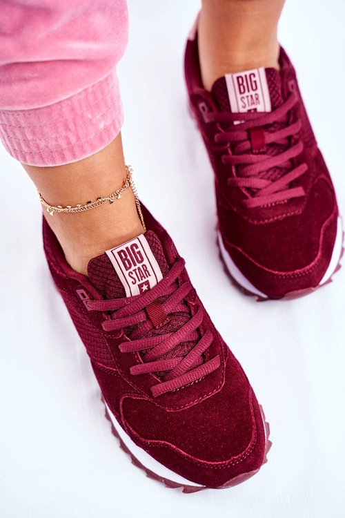 Жіноче спортивне взуття Кросівки Big Star Maroon GG274522