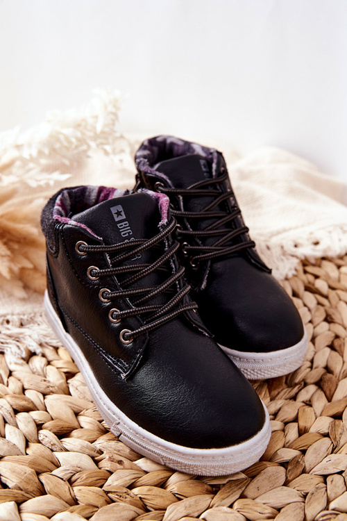 Дитячі утеплені спортивні черевики Big Star BB374132BS чорні