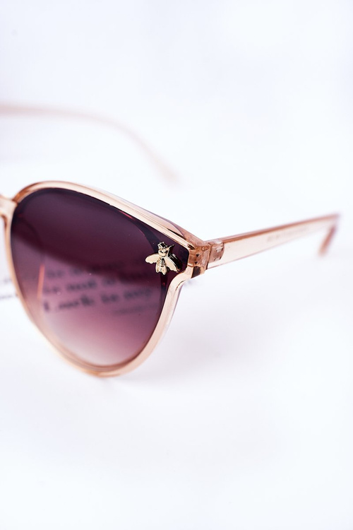 Сонцезахисні окуляри з бежевим омбре