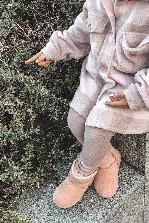 Дитячі зимові черевики для розминки, рожеві Gooby