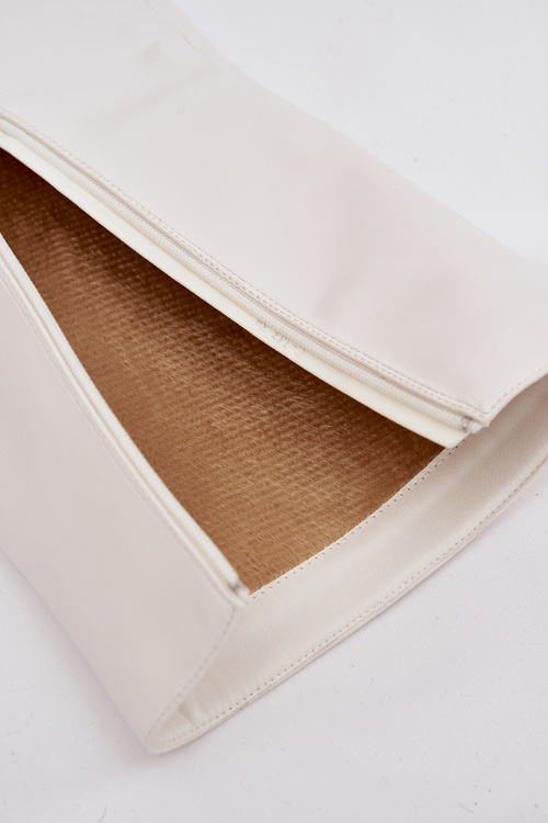 Утеплені Чоботи На Каблуку З Загнутим Верхом Білі Tamonia