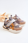 Дитяче спортивне взуття сіро-коричневе Nathine
