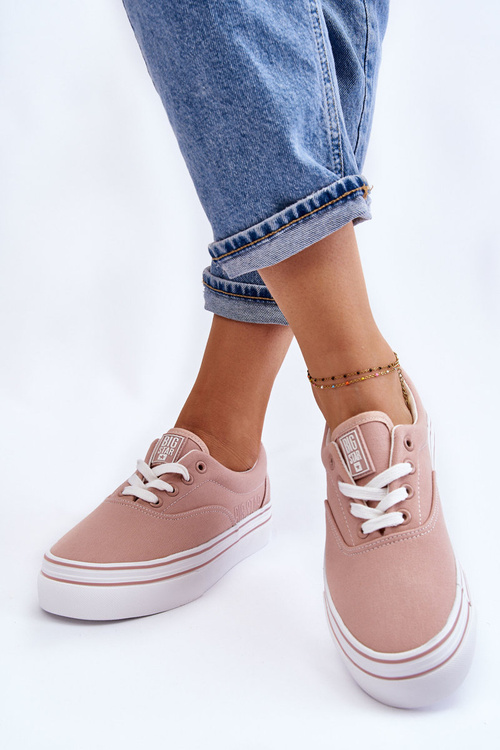 Жіночі кросівки на платформі Big Star LL274229 Рожеві