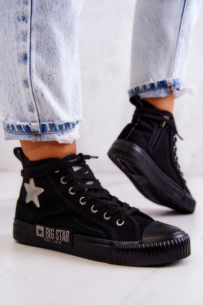 Класичні високі кросівки Big Star JJ274380 Чорні