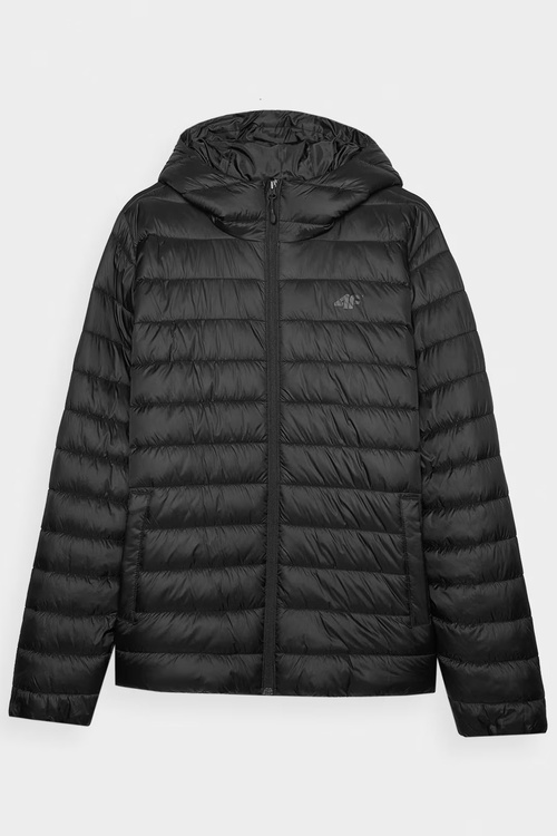 Чоловіча Пухова Куртка З Капюшоном 4F Чорна 4FWAW24TDJAM484-20S