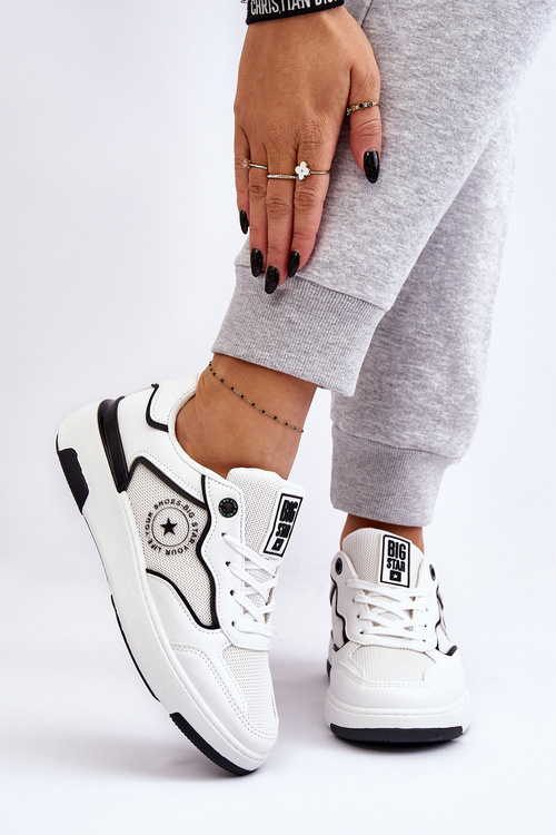 Жіноче спортивне взуття Big Star LL274440 Чорно-біле