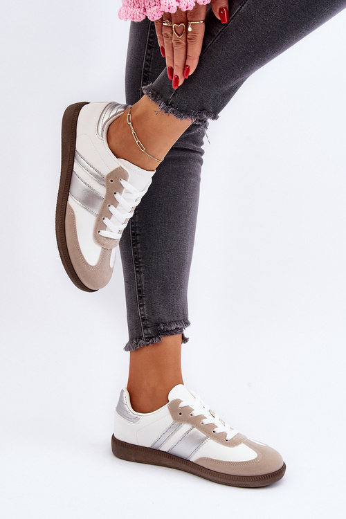 Жіночі низькі спортивні кросівки Білі Cafala