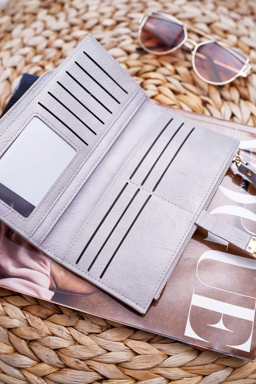 Гаманець жіночий великий сірий AD-64