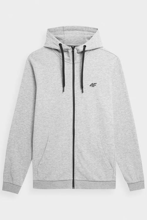 Чоловіча толстовка на блискавці сіра 4FWMM00TSWSM1466-27M