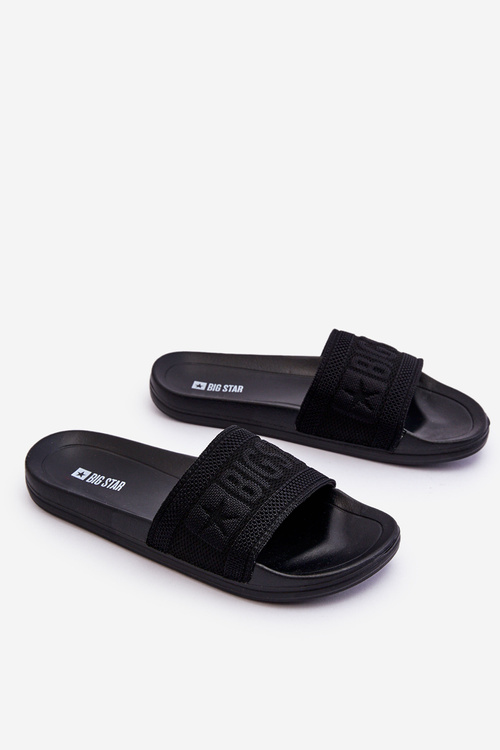 Модні жіночі тапочки Big Star LL274A158 Чорні