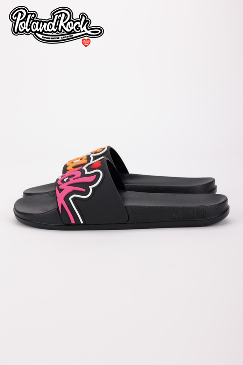 Тапочки Pol'and'Rock Festival X Big Star SS174508 Чорні