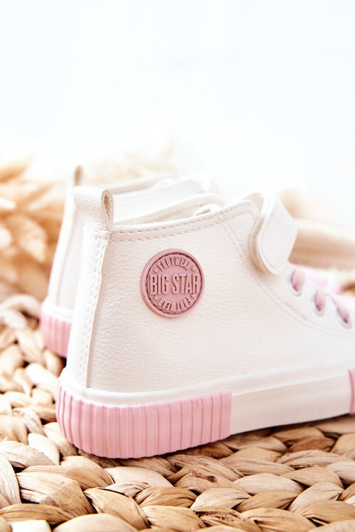 Дитячі кросівки на липучці BIG STAR II374014 Білі