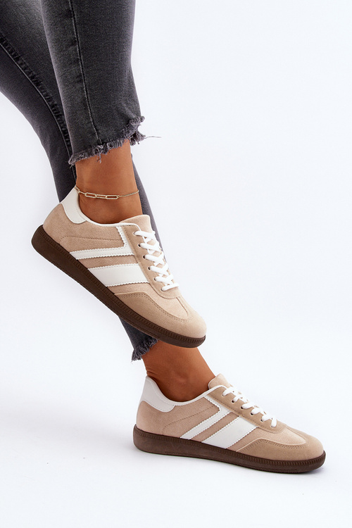 Жіночі низькі кросівки Спортивне взуття бежеві Eudiopis