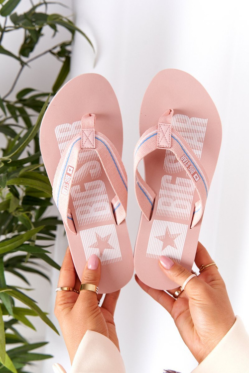 Жіночі шльопанці повзунки Big Star HH274A060 Рожеві