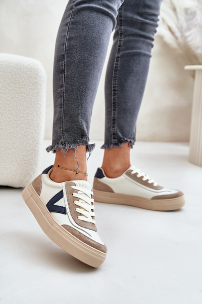 Жіночі шкіряні кросівки Vinceza 7923 Beige