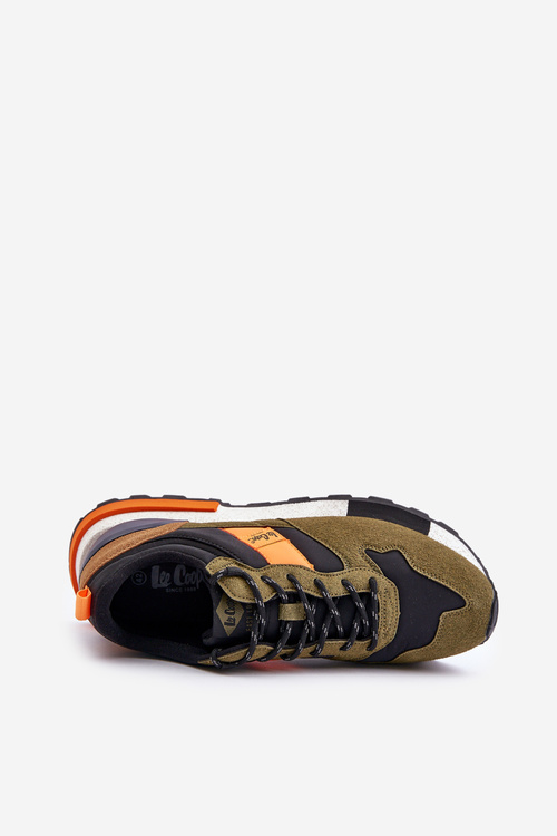 Теплі чоловічі кросівки Lee Cooper LCJ-24-03-3007 зелені