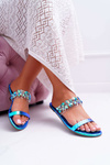 Жіночі в'єтнамки Lu Boo Elegant Zirconia Blue Elementary