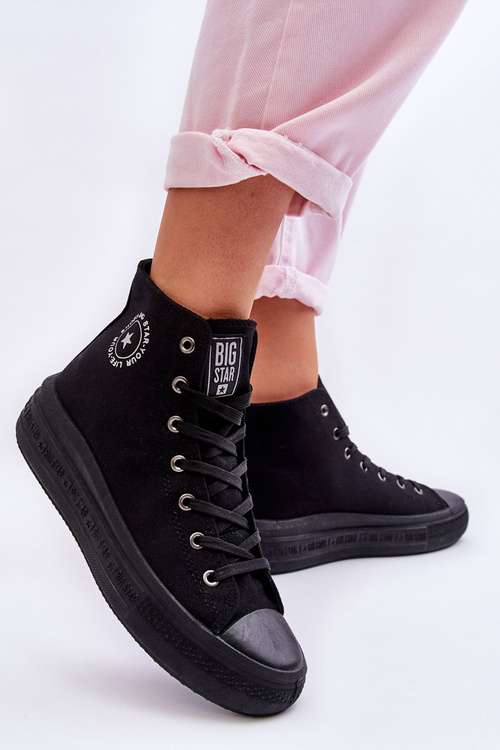 Жіночі високі кросівки Big Star LL274A182 Чорні