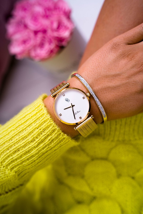 Жіночий годинник GG Luxe Wide Bracelet Gold Viven