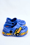 Дитяче взуття Слайди Crocs Blue Road Racing