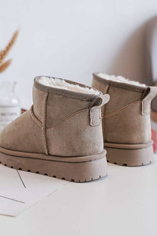 Дитячі снігові черевики утеплені зелені Nallita