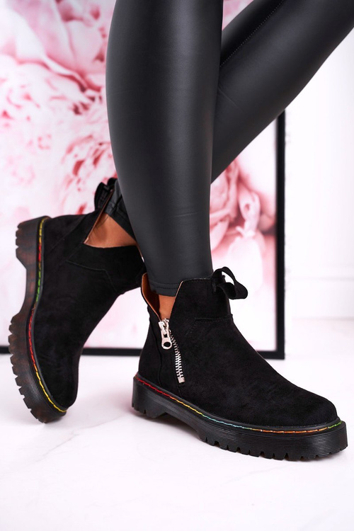 Жіночі черевики челсі з різнокольоровою замшею Addison