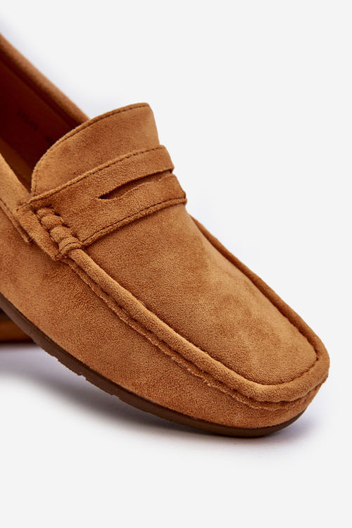 Чоловічі замшеві мокасини темно-сині Wesley