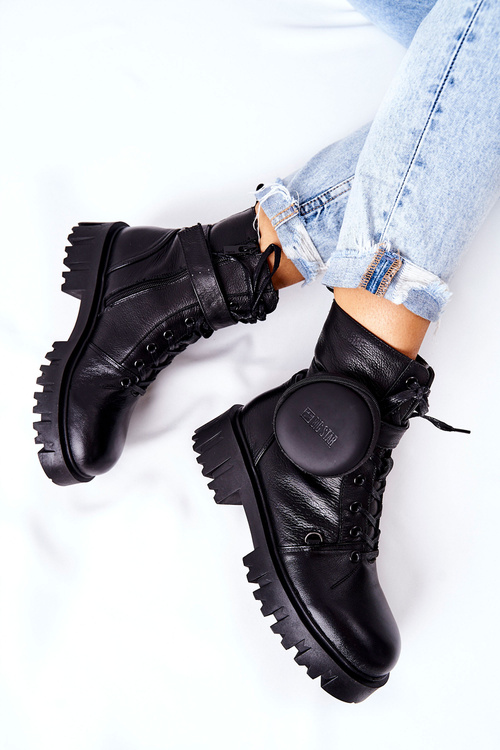 Шкіряна підкладка Workers with Case Big Star II274430 Black