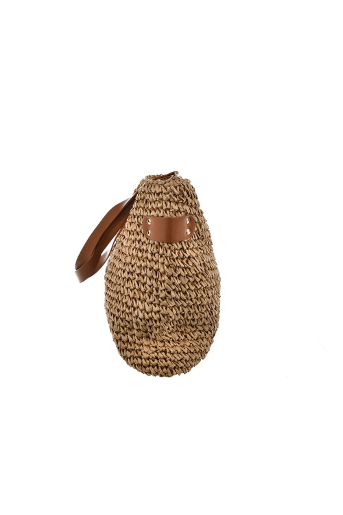 Велика плетена сумка Big Star NN574107 Бежева