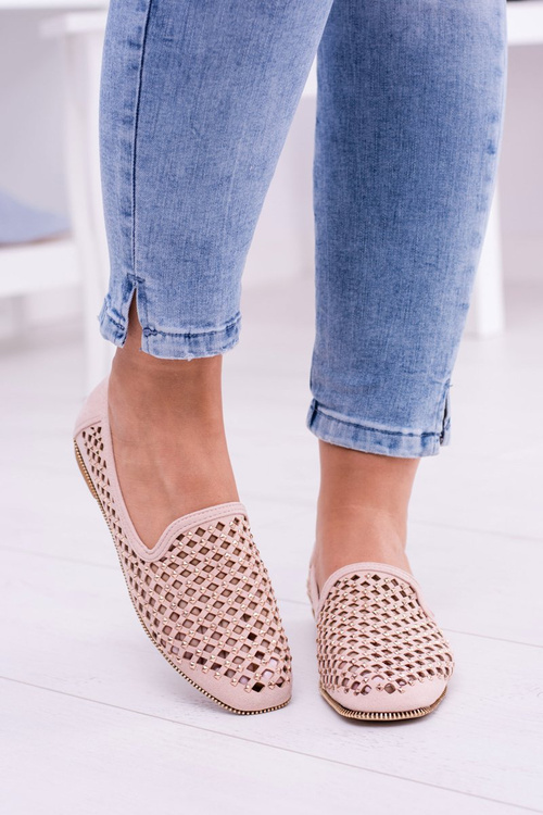 Лу Бу Рожева ажурна балерина Lords Lords Studs Carmar