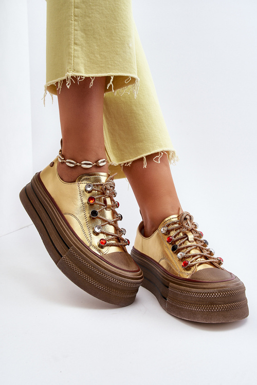 Жіночі кросівки на платформі GOE NN2N4055 Gold