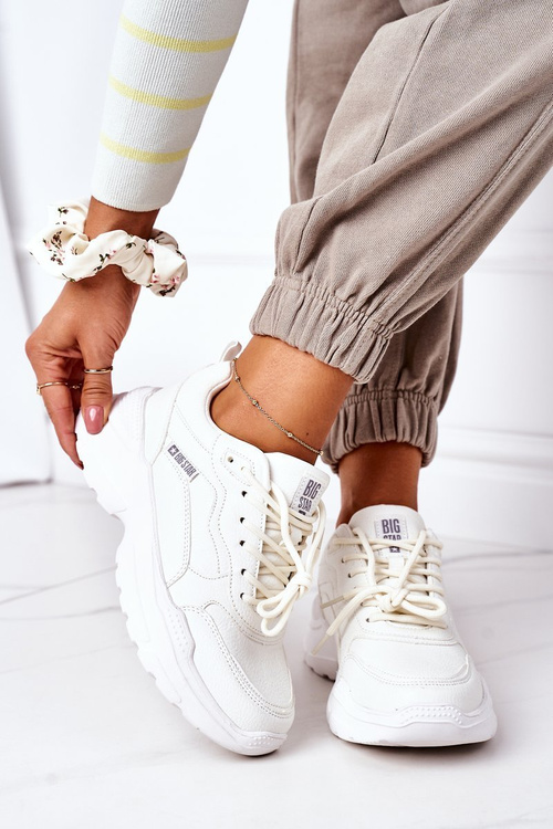 Жіноче спортивне взуття Кросівки Big Star EE274460 Білі