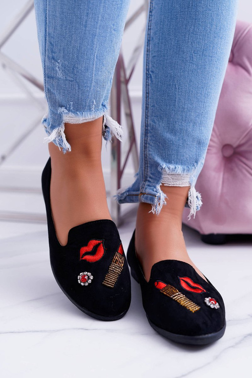 Чорна жіноча помада Ballerina Ballerinas Patches