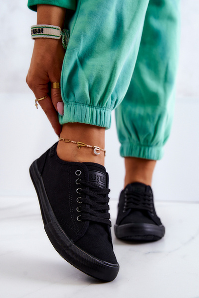 Жіночі низькі кросівки Big Star JJ274066 Чорні