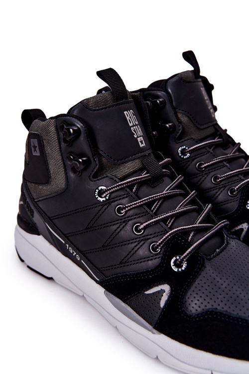 Високі чоловічі черевики Big Star II174223 Чорні