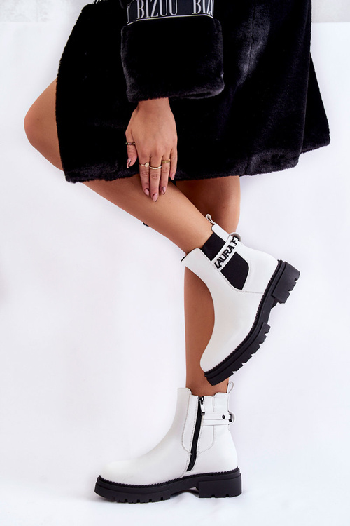 Чоботи жіночі La.Fi 250005W-PU Білі