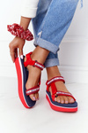 Босоніжки з поролону On A Platorm Big Star HH274A102 Red